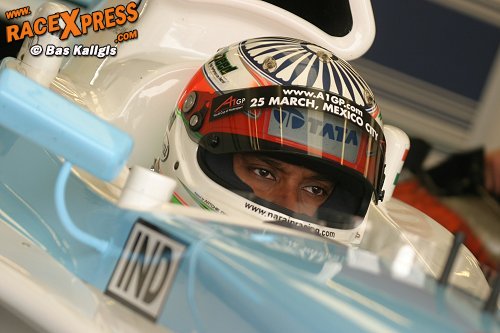 Narain Karthikeyan snel onderweg